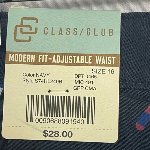 Class/Club Boys Shorts size 16 NWT - Picture 6 of 9